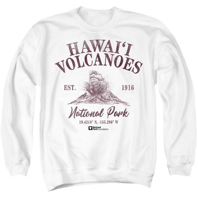 Men's Hawaii Volcanoes National Park Volcano Icon Crewneck Sweatshirt