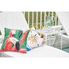 C&F Home 18" x 18" Pink Flamingos Coastal Tropical Indoor/Outdoor Throw Pillow - 3 of 4