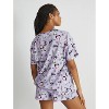 Women's Nightmare Before Christmas Pajama Set - Purple - 2 of 4