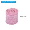 Unique Bargains DIY Wrapping Decoration Soft Burlap Fabric Lace Ribbon 2 Pcs - 2 of 4