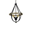 Chloe Lighting Farmhouse-Style Two-Toned 4 Light Pendant 20" Wide - 4 of 4