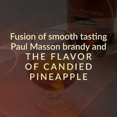 Paul Masson Grande Amber Pineapple Brandy - 750ml Bottle