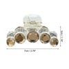 Unique Bargains Women's Hair Accessories Bling Claw Clamp Jaw Grips Plastic 4 Pcs - 3 of 4