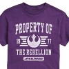Men's - Star Wars - Property Of Rebellion Short Sleeve Graphic T-Shirt - 2 of 4