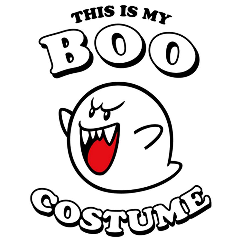 Boy's Nintendo Mario Boo Costume T-Shirt, 2 of 6