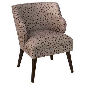 Logan Chair - Neo Leo Taupe - Cloth & Co, Brown