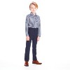 Andy & Evan  Toddler Navy Gingham Button Down Shirt - image 2 of 4