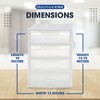 Gracious Living Desktop and Countertop Clear Smooth Gliding Drawers Storage Bin with Organizer Top Lid for Small Items, Holds 8.5 x 11 Inch Paper - 3 of 4