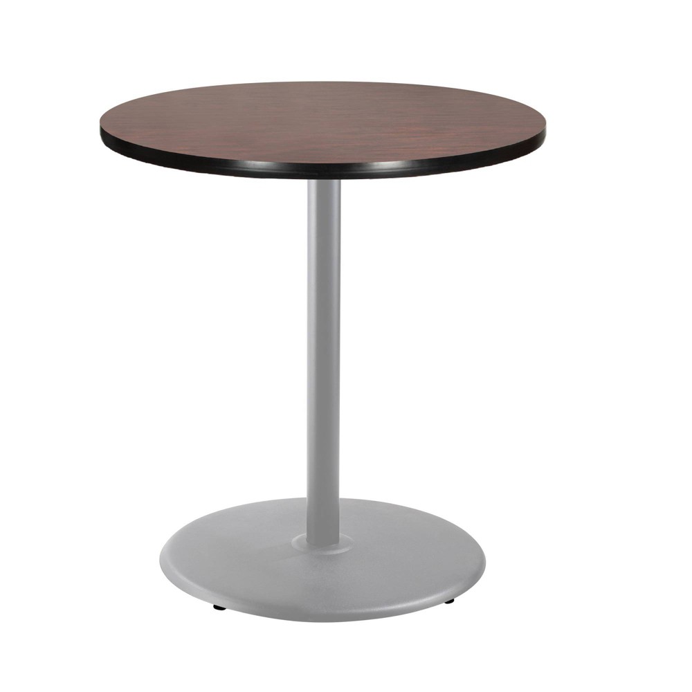 Photos - Garden & Outdoor Decoration Hampden Furnishings 42" Bennet Collection Round Dining Bar Height Table Gray/Mahogany