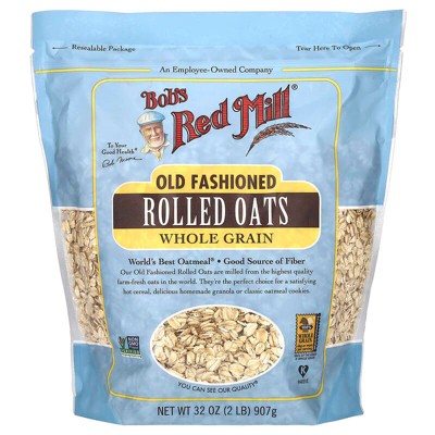 Bob's Red Mill, Old Fashioned Rolled Oats, Whole Grain, 32 oz