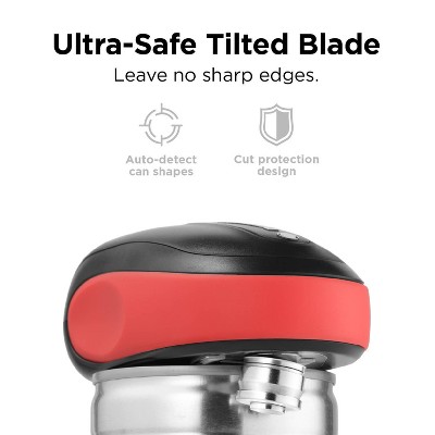 Red and Black Battery Operated Electric Can Opener