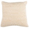 Adara Knit Pillow - Natural/Gold - 20"X20" - Safavieh - 3 of 3