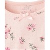 The Children's Place Baby Girls Long Sleeve Floral Pointelle Flutter Top - 4 of 4