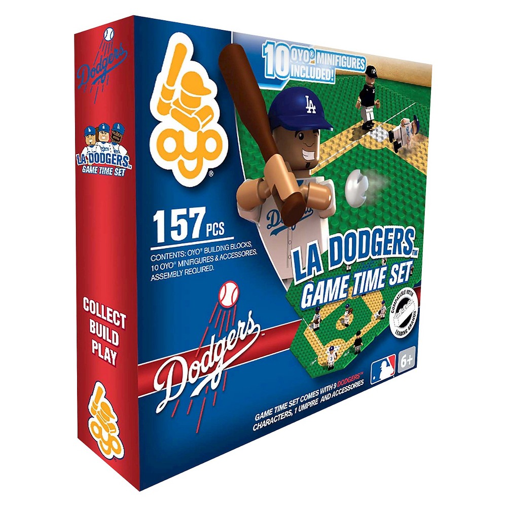 UPC 888914045009 product image for OYO Sports Game time Set 157 Piece Building Blocks - Los Angeles Dodgers | upcitemdb.com