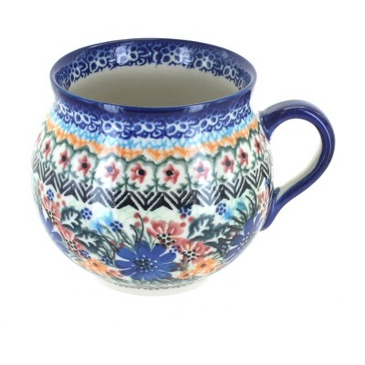 Blue Rose Polish Pottery Ashley Bubble Mug