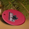 Clark Atlanta University Primary Logo Porcelain Holiday Christmas Tree Ornament  2.8" (7.1 cm) - 4 of 4