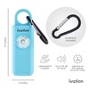 Ivation Personal SOS Keychain Alarm, 125 dB Rechargeable Personal Alarm W/LED Strobe Light - 4 of 4