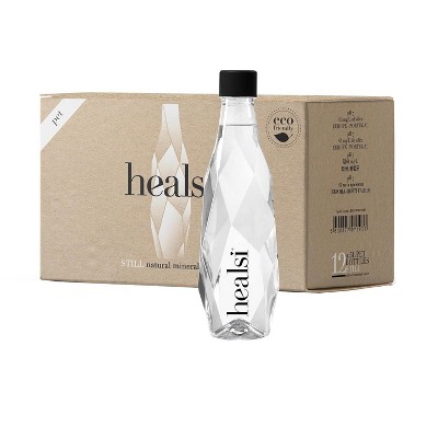 Healsi Natural Artesian Still Water, pH7, Rich in Silica, 12 x 16.9 fl oz – Crystal | Pure Artesian Water