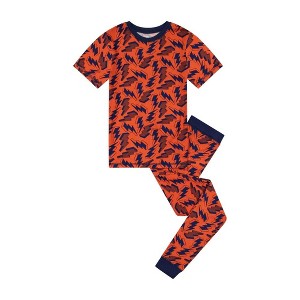 Sleep On It Boys 2-Piece Super Soft Jersey Snug-Fit Pajama Set - 1 of 4