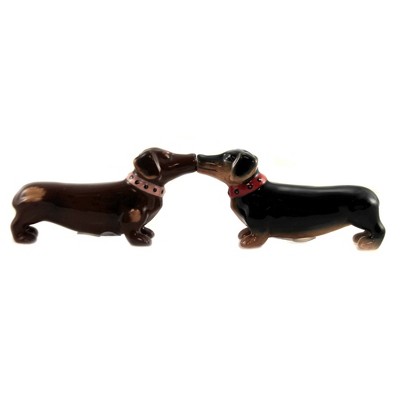 dachshund salt and pepper shakers