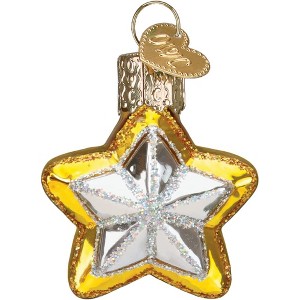 Old World Christmas Mini Glass Blown Ornament for Christmas Tree, Star - 1 of 4