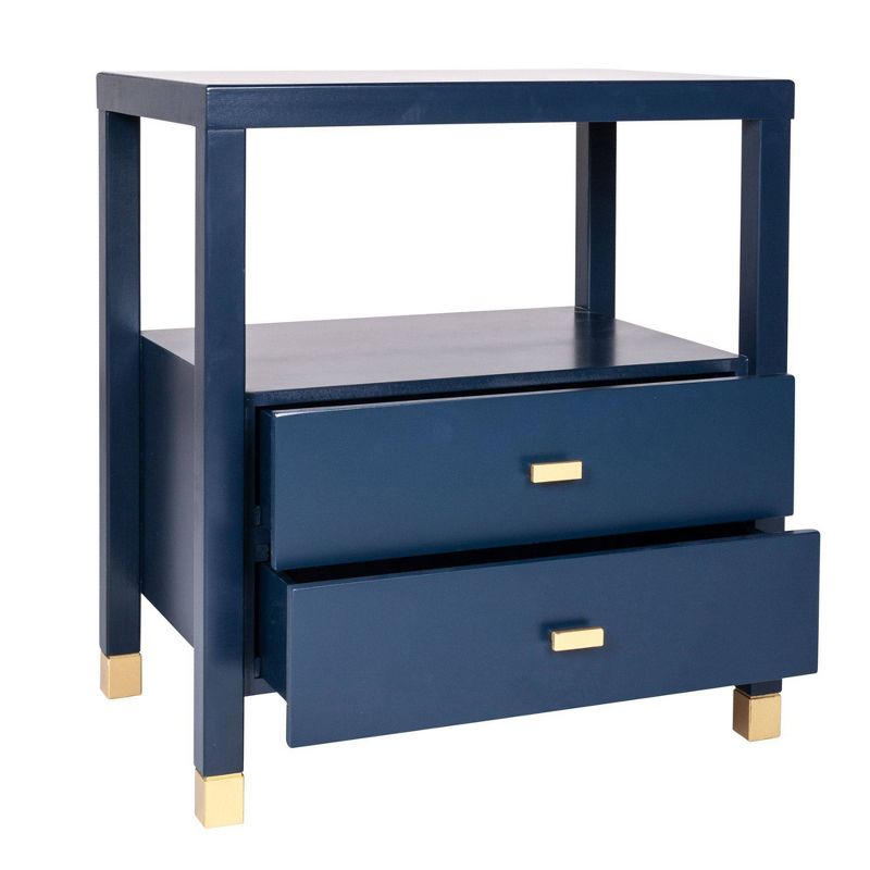 Hooper Accent Side Table Navy Blue - East at Main, 5 of 11