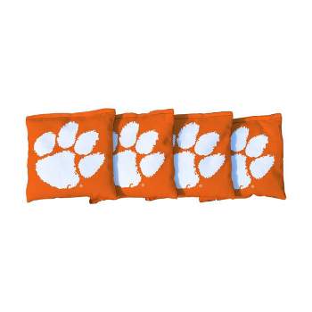NCAA Clemson Tigers Corn-Filled Cornhole Bags Orange - 4pk