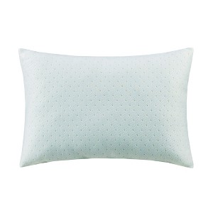Gracie Mills Lynne Solid Shredded Memory Foam Pillow with Bamboo Blend Cover - 1 of 4