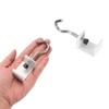 Unique Bargains Steel Hanging Bag Clothes Desk Mount Utility Hooks 2 Pcs - 4 of 4