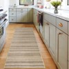 Area Rug Modern Minimalist Stripe Area Rug Bohemian Rug Low Pile Non Slip Non Shedding Indoor Floor Carpet Easy Cleaning for Bedroom Living Room - 3 of 4