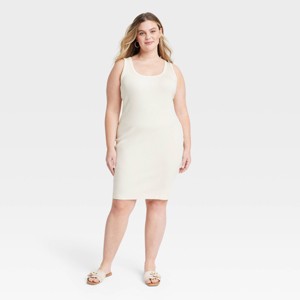 Women's Ribbed Mini Bodycon Dress - Universal Thread™ - 1 of 3