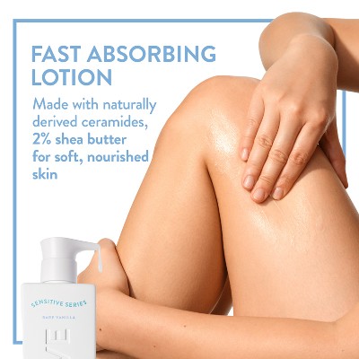 Native Sensitive Series 48H Hydrating Body Lotion - Hypoallergenic - Bare Vanilla - 18 fl oz: Bottle, Whole Body, Combination Skin