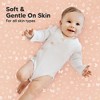 KeaBabies Mini Crib Sheets for Baby Girls, Boys, 2-Pack Soothe Pack and Play Sheets Fitted, Organic Pack N Play Mattress Sheet - 4 of 4