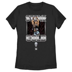 Women's WWE Stone Cold Steve Austin Silver Logo T-Shirt - 1 of 4