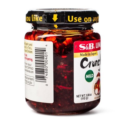 S & B Garlic Crunch Chili Oil - 3.88oz : Target