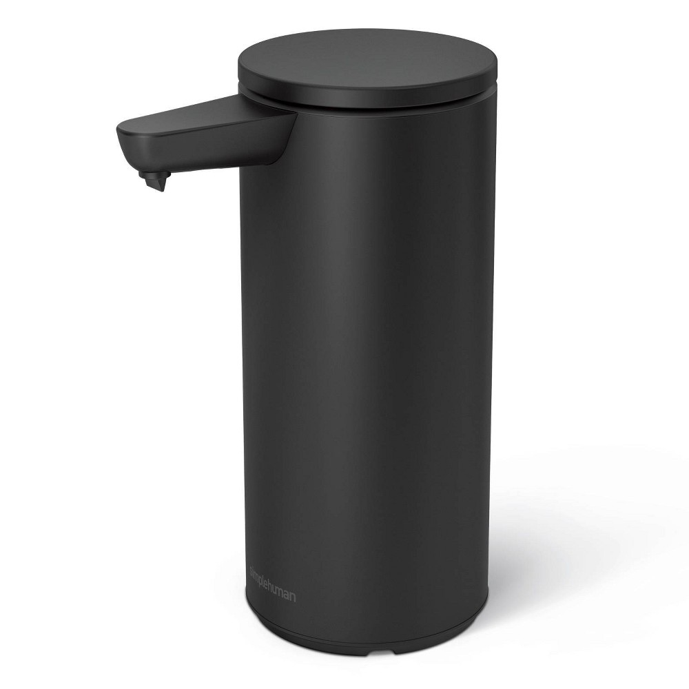 Photos - Other Bathroom Accessories Simplehuman 9oz Automatic Sensor Pump - Refillable Touchless Liquid Soap Dispenser - Black Steel: Compatible with Gel & Dish 