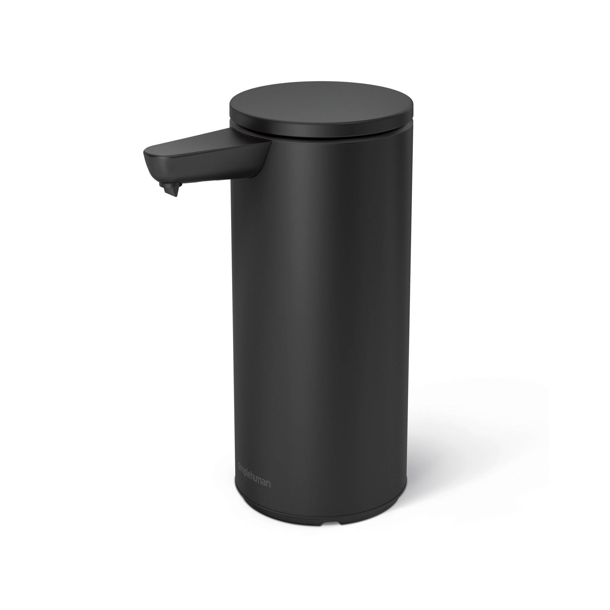 simplehuman 9oz Automatic Sensor Pump - Refillable Touchless Liquid Soap Dispenser - Black Steel: Compatible with Gel & Dish Soaps