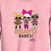 Boys' - LOL Surprise! - Bravo Babes Graphic Long Sleeve Fleece Sweatshirt - 2 of 4