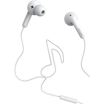 DeFunc Go MUSIC 3.5mm Earbuds InEar Earphones with mic - White
