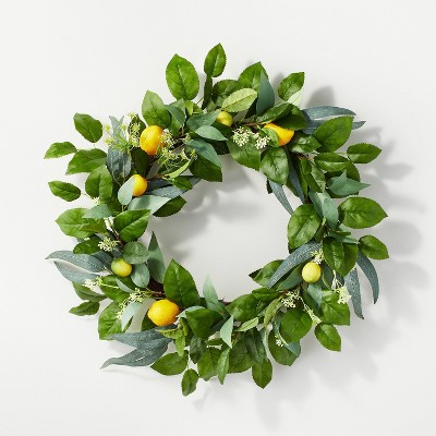 Lemon Wreath - Threshold™ designed with Studio McGee