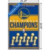 Trends International NBA Golden State Warriors - Champions 23 Framed Wall Poster Prints - 3 of 4