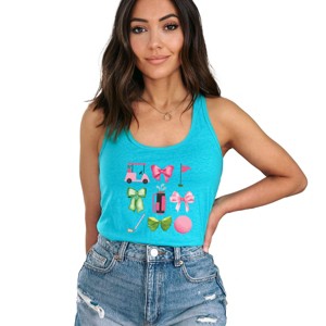 Simply Sage Market Golf Icons Coquette Racerback Tank - 1 of 4