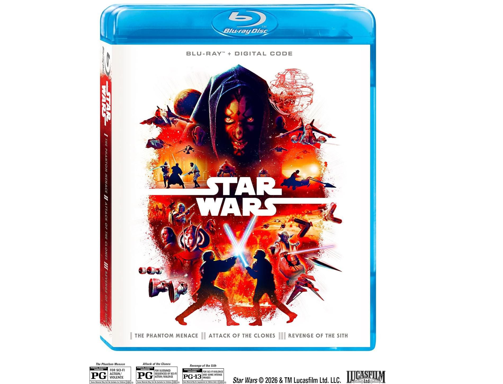 Star Wars: Prequel Trilogy (3 Discs) - Blu-Ray + Digital