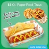 Big Dot of Happiness Capybara Party Paper Food Trays, Disposable Double-Sided Paper Food Holders for Nachos, Hot Dogs, French Fries - 12 Ct - 2 of 4