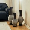 NicBex 3-Piece PVC Floor Vase Set, Decorative Tall Vases for Home Decor, Modern Design Dry Flower/ Branch Holders - 3 of 4