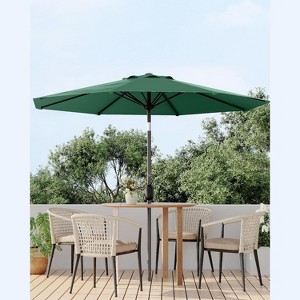 7.5 FT Outdoor Patio Umbrella, Table Market Umbrella, 6 Sturdy Ribs UV Protection Waterproof for Garden, Deck, Backyard, Pool - 1 of 4