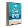 Stupell Industries Eat Sleep Beach Painting, 18" x 18" - 3 of 4
