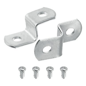 Unique Bargains Z Shape Offset Canvas Clips with 2 Mounting Holes and Screws - 1 of 4