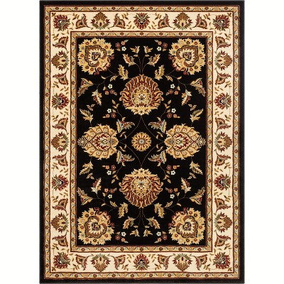 Well Woven Sultan Sarouk Oriental Persian Floral Formal Traditional Modern Classic Thick Soft Area Rug