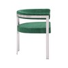 Meridian Furniture,Marcello Velvet Dining Chair, Set of 2 - 4 of 4